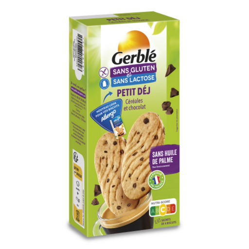 GERBLE / CEREAL BIO Gerblé 207811 SANS SUCRES AJOUTES - Biscuits x12  cacaoté vanille - Private Sport Shop
