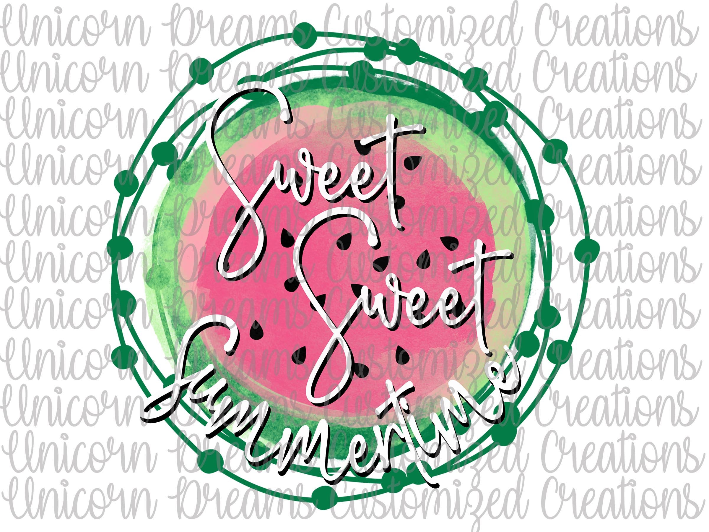 Download Sweet Sweet Summertime Watermelon Summer Png Digital Download Subl Unicorn Dreams Customized Creations