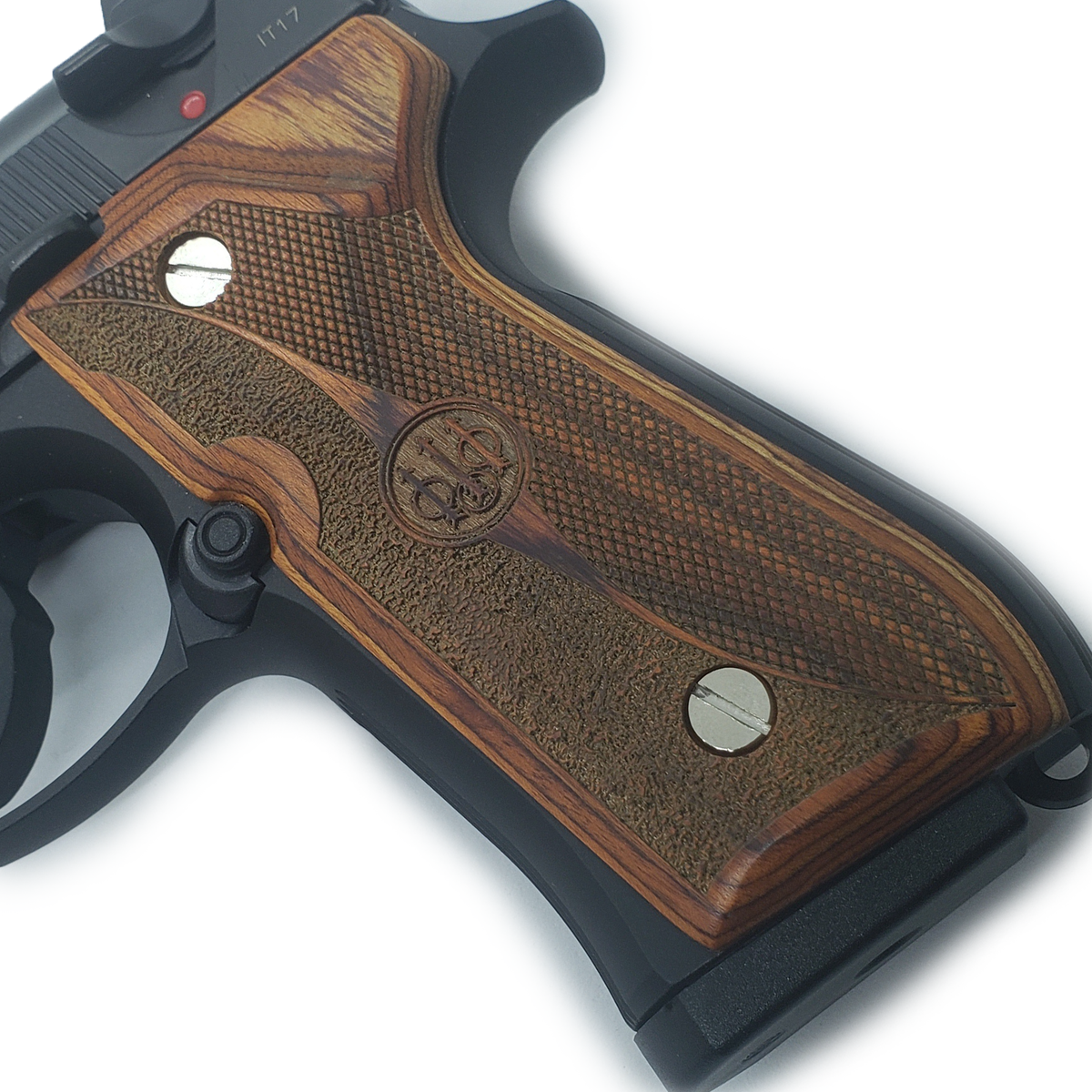 Beretta Grips 92 96 Series Pistols 92f 92fs M9 96 Dark Rosewood