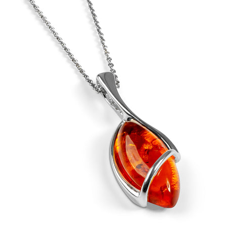 Necklaces and Pendants - Amber, Natural Stone and Silver | Henryka