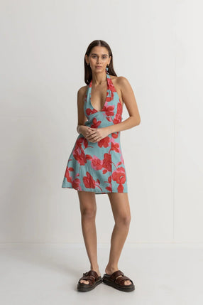 Inferna Floral Halter Dress