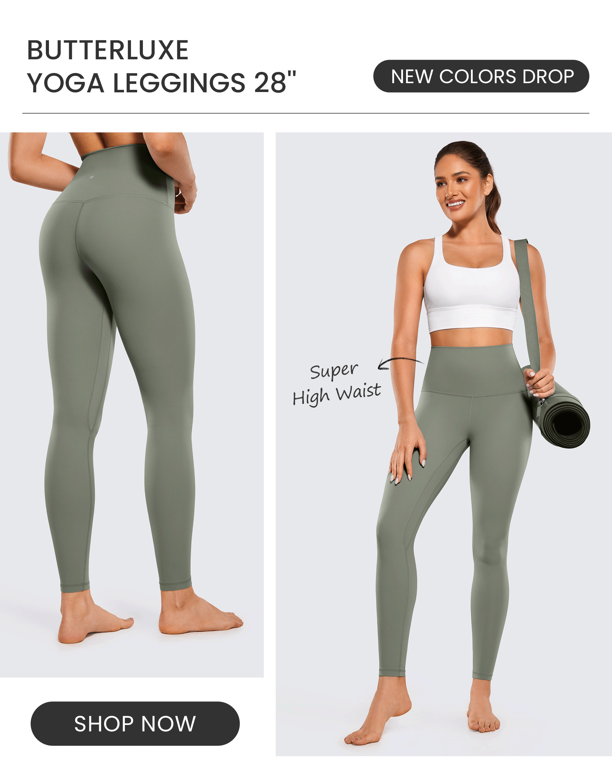Step Up Fashion Game in 28 Inches Leggings - Crz Yoga