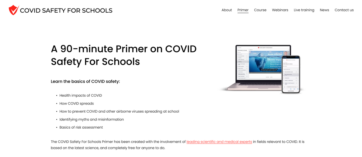 Covid Safety for Schools video primer