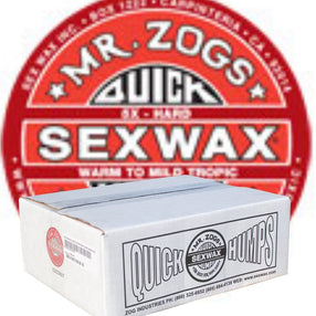 Sex Wax Quick Humps 5X Red Surf Wax Case - 100 Bars of Wax