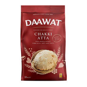 Daawat - 10kg Chakki Atta Whole Wheat Flour