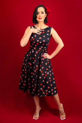 Hepburn Dress - Confetti Hearts