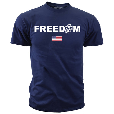 USMC Freedom T-Shirt - United States Marines Freedom Men&#39;s USMC T-Shirt