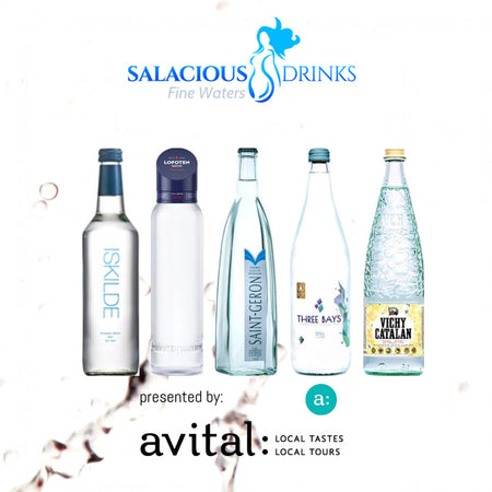 Virtual Water Tasting Kit (22 Artesian, ISKILDE, LOFOTEN, Socosani, VICHY)