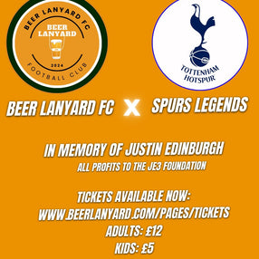 Beer Lanyard FC vs Tottenham Legends - ADULT VIP Early