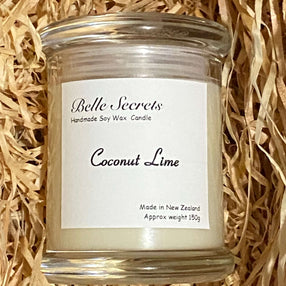 Scented Soy Wax Candle - Coconut Lime