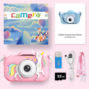 Children&#39;s Digital Video Camcorder Camera with Cartoon Soft Silicone Cover