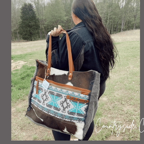 Isabela Cowhide Weekender Bag