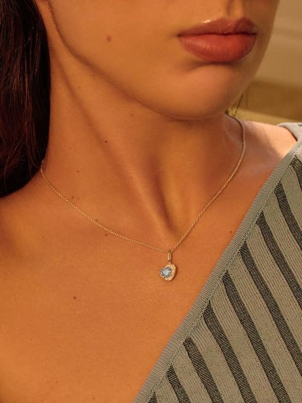 Discover the Blue Heart Spinel Pendant