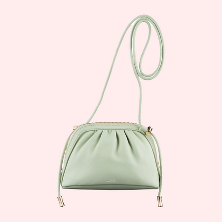 purse Ninon small almond green