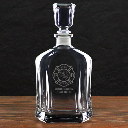 Firefighter &amp; EMT Personalized 23 oz. Capitol Whiskey Decanter