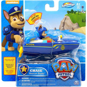 Original Paw Patrol Action Figure Toys SwimWays Paddlin&#39; Pups Rubble Skye Everest Zuma Marshall Rocky Pool Party Bath Kids Toys