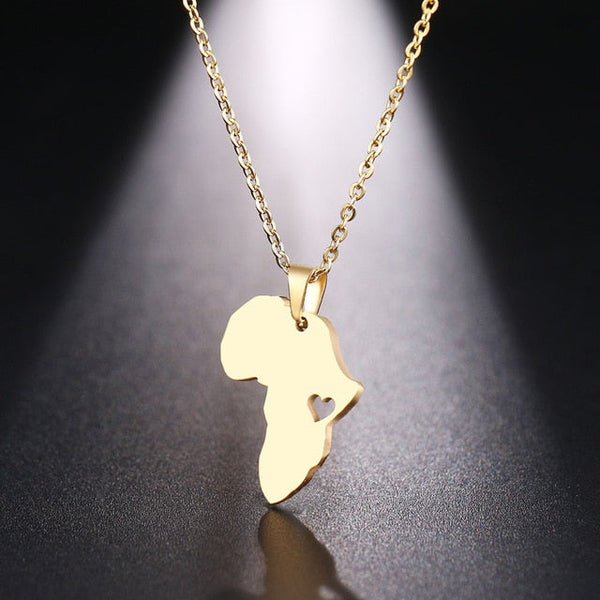Heart of Africa Pendant Necklace - Available in 3 Colours