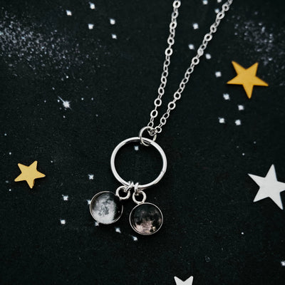 My Moon Small Circle of Life Family Necklace