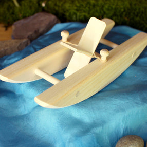 Rubberband Paddle Boat