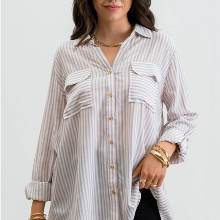 Everyday Chic Button Up Blouse