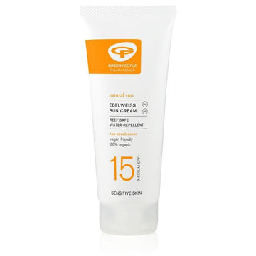 Organic Sun Cream SPF15 With Tan Accelerator in Plant-Based Packaging - 200ml