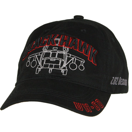 UH-60 Black Hawk Twill 7.62 Design Cap - Black