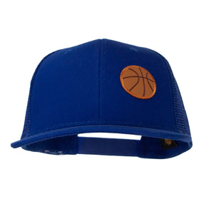 Small Basketball Patched Premium Mesh Cap