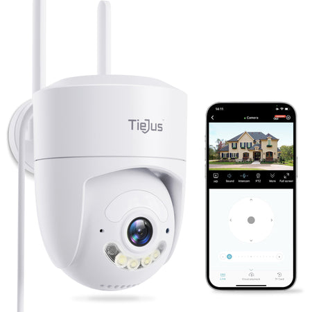 360 PTZ  2.4G/5G  Dual-Band WiFi Wired Security Camera-MA3