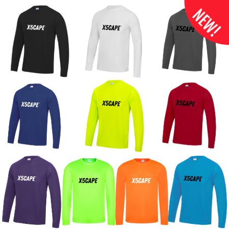 X5CAPE Core Longsleeve Logo Mountain Bike Jersey