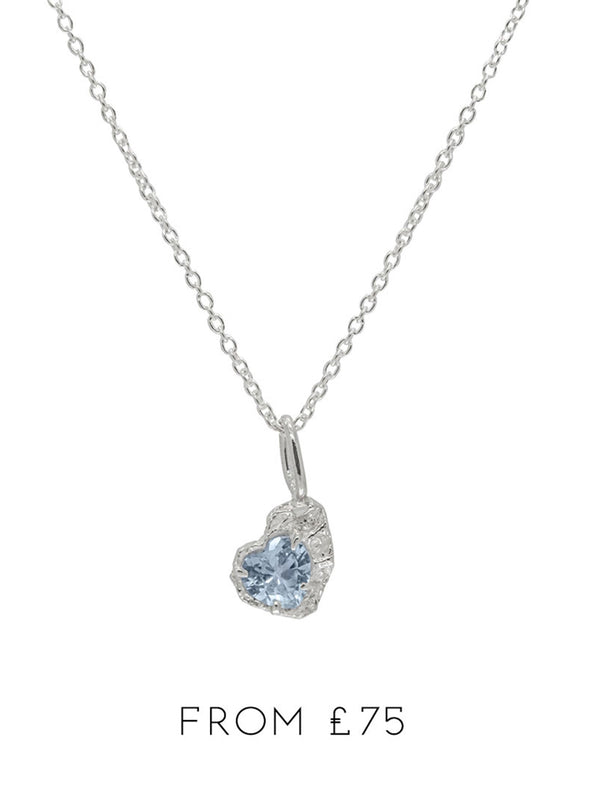 Shop the Blue Heart Spinel Pendant in Sterling Silver from 75