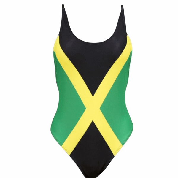 Caribbean Flag Swimming Costume - Various Designs Available