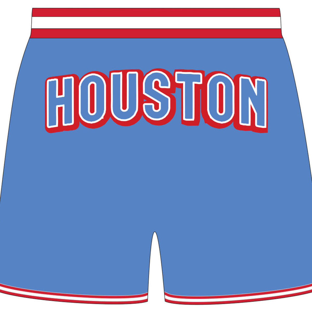 HOUSTON Oilers Basketball Shorts