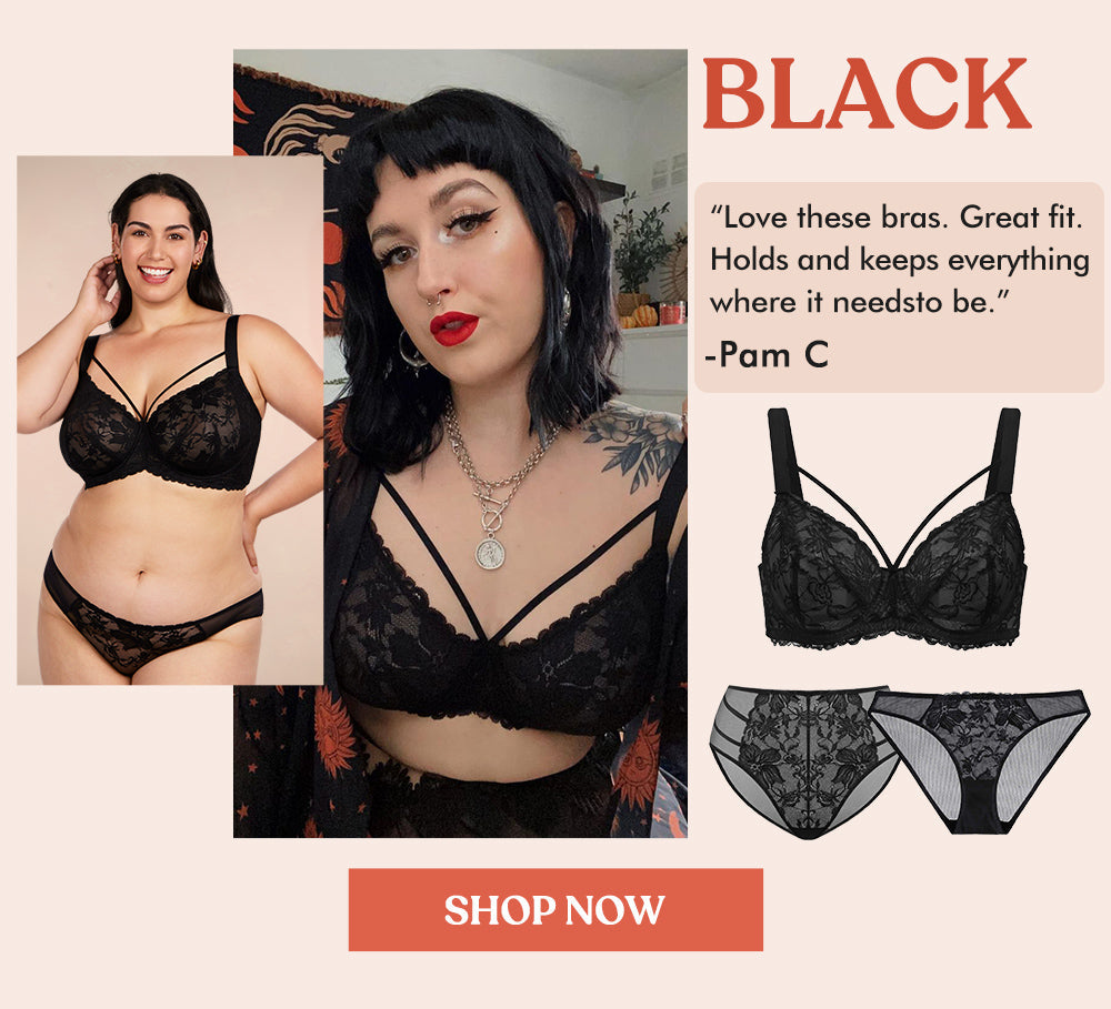 Punk Chic Strappy Unlined Balconette Bra – HSIA