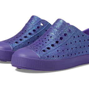 Native Jefferson Ultra Violet Bling Kids Summer Shoe