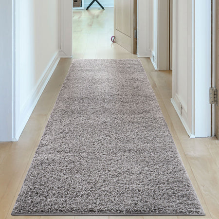 Myshaggy Solid Grey Rug | 380G