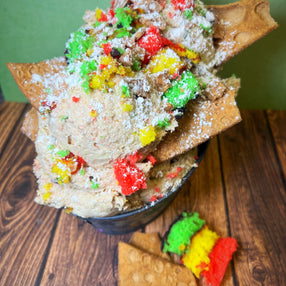 Rainbow Cookie Cannoli Pro-Dough