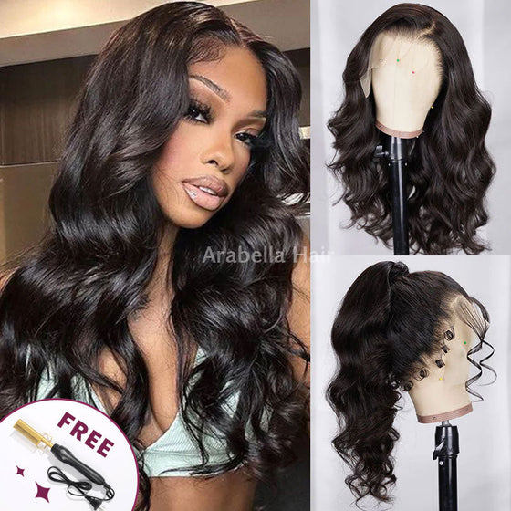 Chestnut Dark Brown Color Wig Glueless Lace Front Closure Wig Body