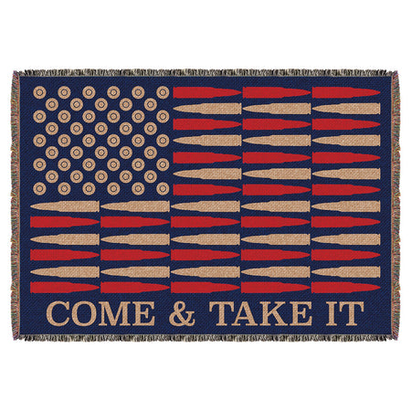 &#39;Come &amp; Take It&#39; 7.62 Design 53&quot; x 70&quot; Throw Blanket