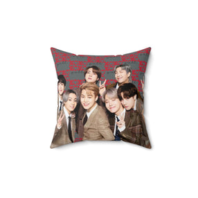 BTS- Valentines Day XOXO Spun Polyester Square Pillow