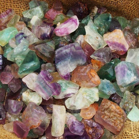 FATHER&#39;S DAY SALE!! Rainbow Fluorite Rough (1 Pound)