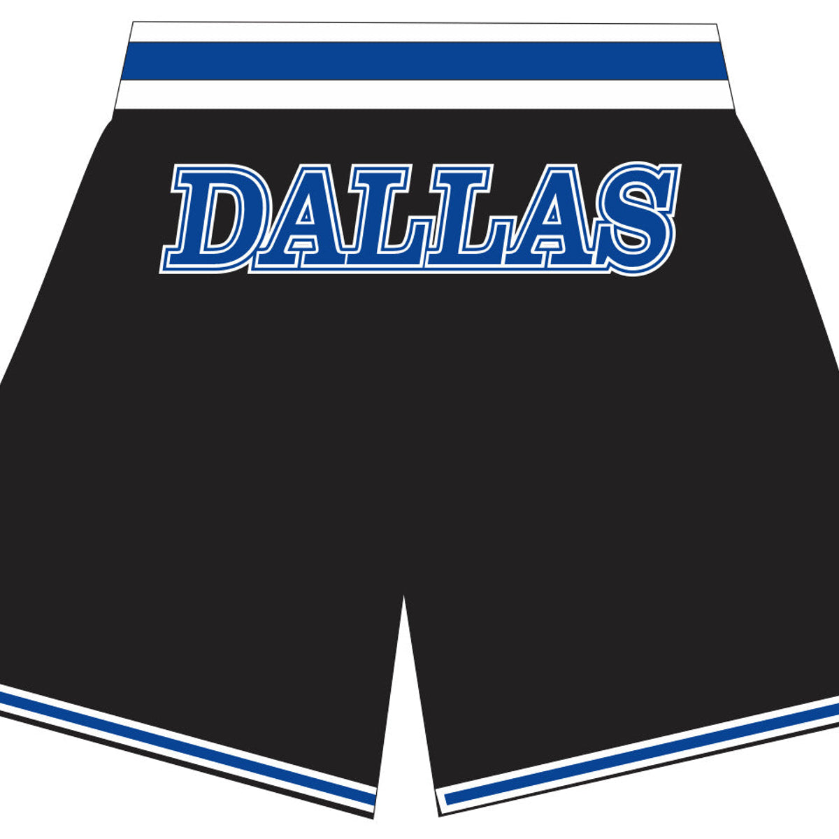 THIS IS DALLAS  Basketball Shorts BLACK