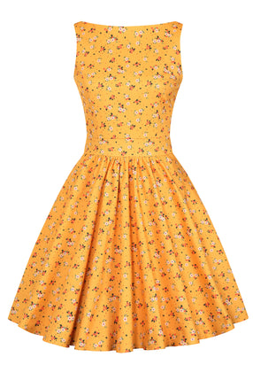 Tea Dress - Ditsy Yellow