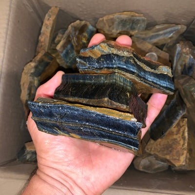 MOTHER&#39;S DAY SALE!! Large Blue Tiger Eye Rough (2 pounds)