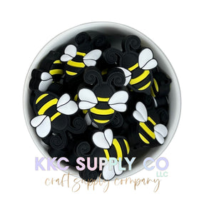 Bee Silicone Focal Bead