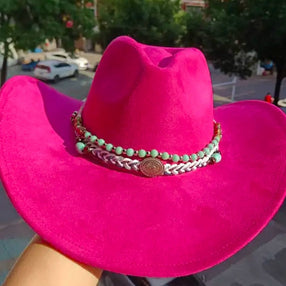 Never lose premium Suede Cowboy Hat