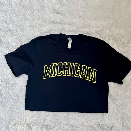 CUSTOM COLLEGE- Puff Letter Tee