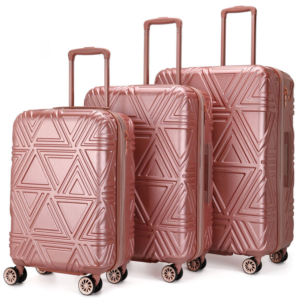 Contour 3 Piece Expandable Classy Luggage Set