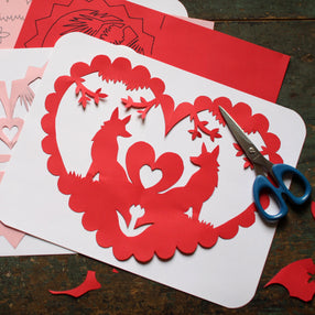 Scissor Cut Valentines Kit