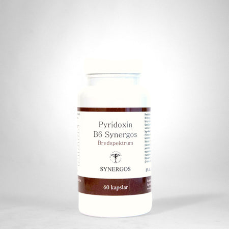 B6 Pyridoxin Synergos, 60 kapslar