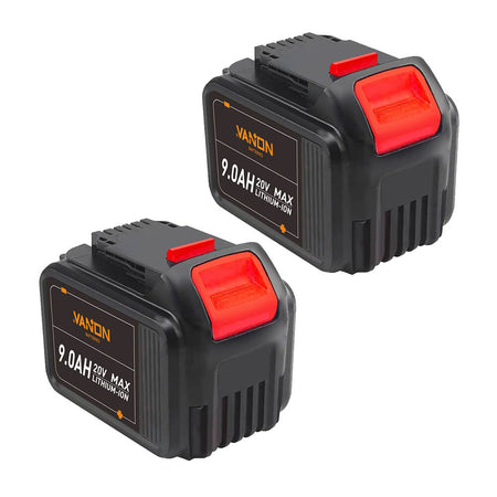 For Dewalt 9.0Ah Battery replacement | 20V Max Li-ion Battery DCB200 DCB204 DCB206 DCB205-2 DCB201 DCB203 DCB181 DCB180 2 Pack